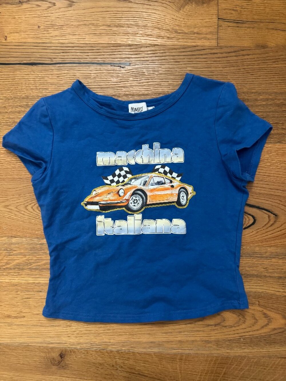 Princess Polly Racer Machina Italiana Baby Crop Tee
